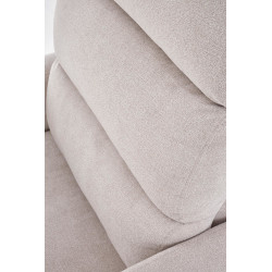Fotel rozkładany elektrycznie CARINEX COMFORT LIGHT BEIGE jasny beżowy