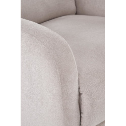 Fotel rozkładany elektrycznie CARINEX COMFORT LIGHT BEIGE jasny beżowy