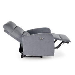 Fotel rozkładany elektrycznie CARINEX COMFORT GREY popielaty