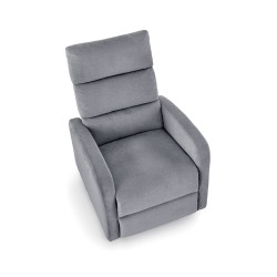 Fotel rozkładany elektrycznie CARINEX COMFORT GREY popielaty