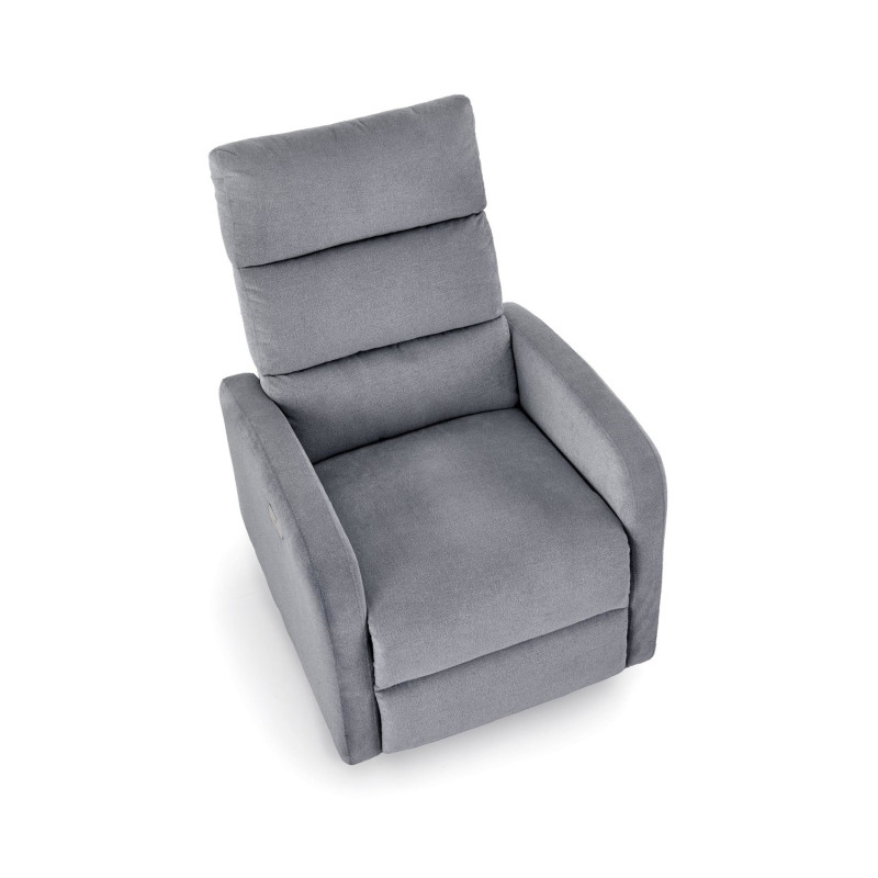 Fotel rozkładany elektrycznie CARINEX COMFORT GREY popielaty