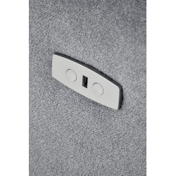 Fotel rozkładany elektrycznie CARINEX COMFORT GREY popielaty