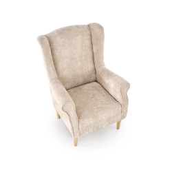 Fotel HERMEX CLASSIC BEIGE beżowy