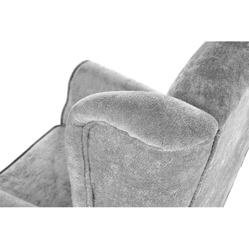 Fotel HERMEX CLASSIC GREY popielaty