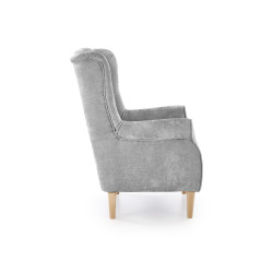 Fotel HERMEX CLASSIC GREY popielaty