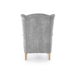 Fotel HERMEX CLASSIC GREY popielaty