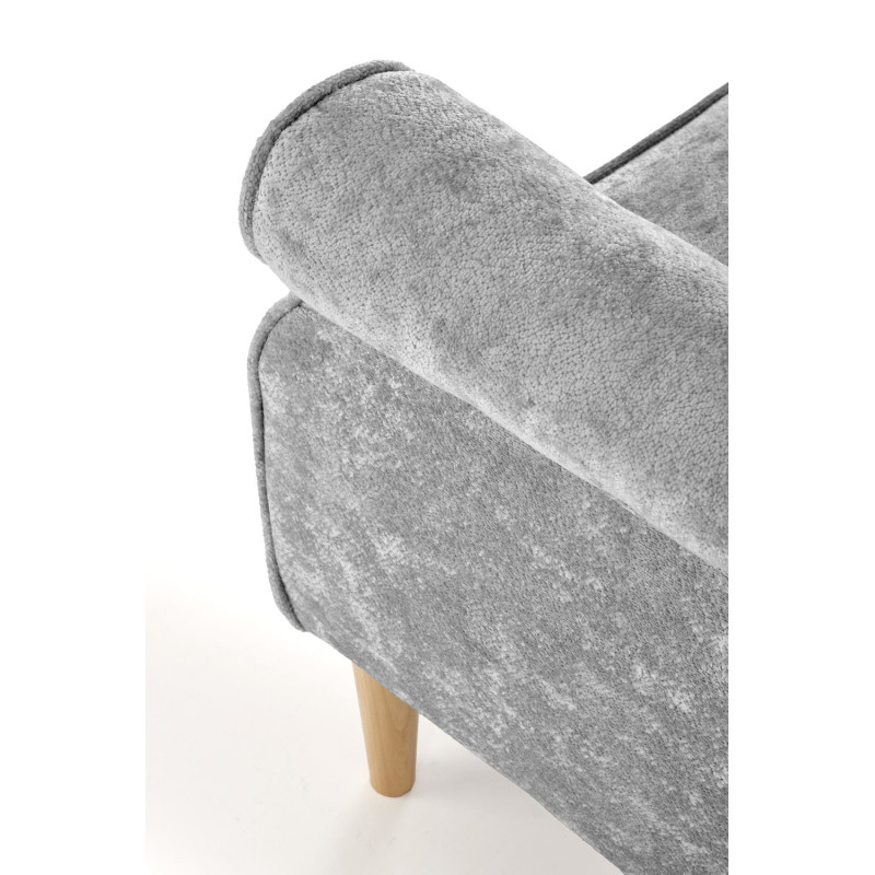 Fotel HERMEX CLASSIC GREY popielaty