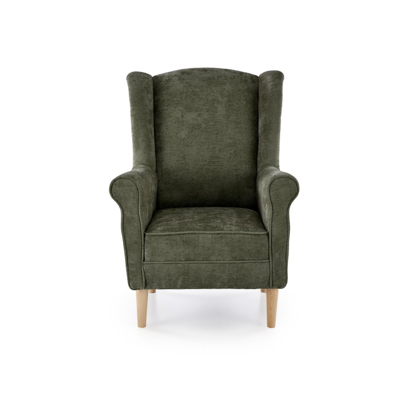 Fotel HERMEX CLASSIC OLIVE oliwkowy