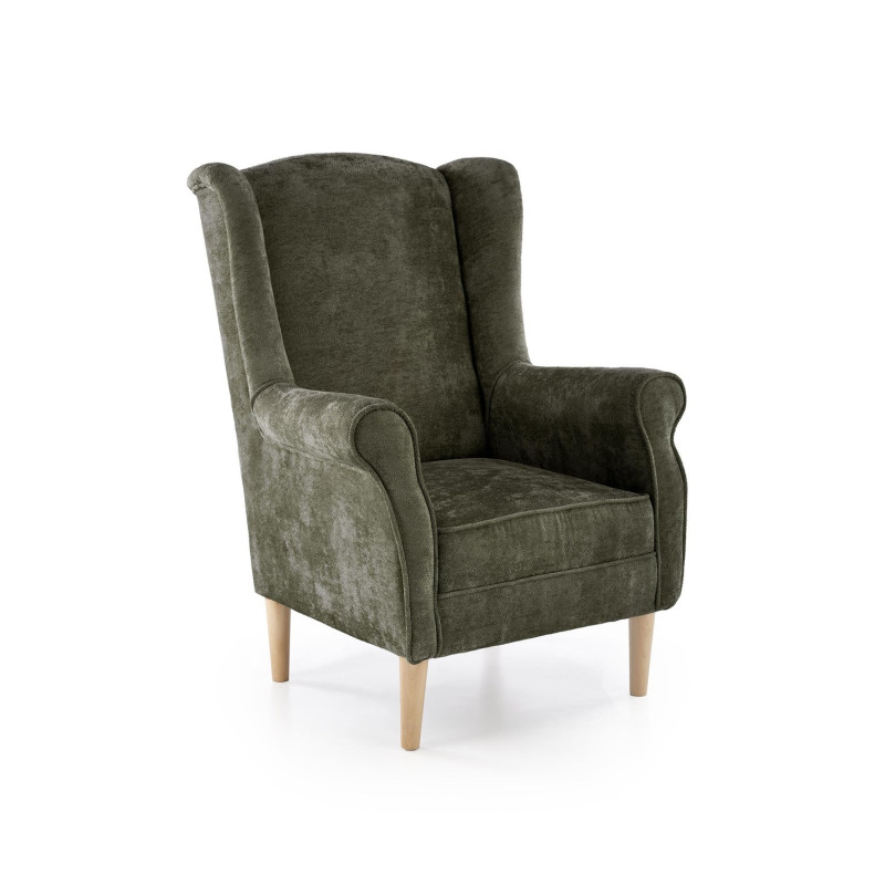 Fotel HERMEX CLASSIC OLIVE oliwkowy