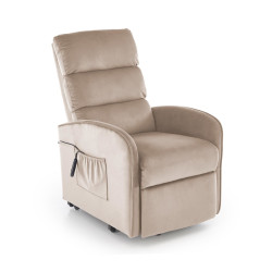 Fotel rozkładany elektrycznie MARONIX COMFORT BEIGE beżowy