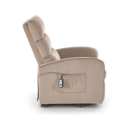 Fotel rozkładany elektrycznie MARONIX COMFORT BEIGE beżowy