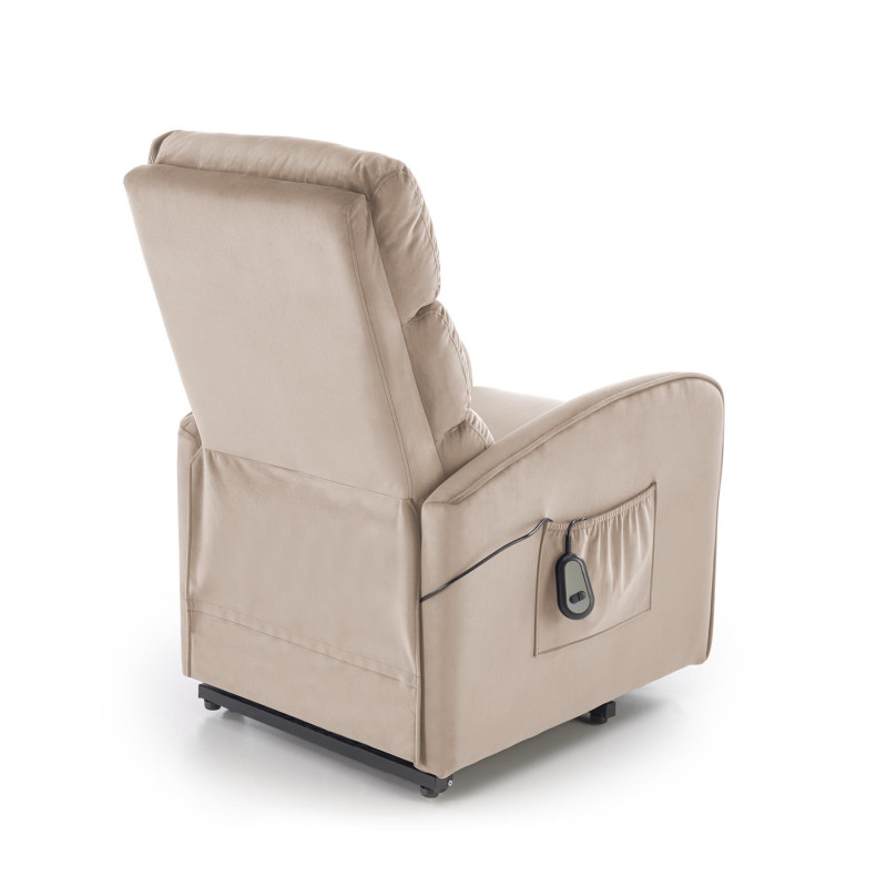 Fotel rozkładany elektrycznie MARONIX COMFORT BEIGE beżowy