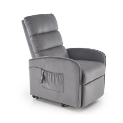 Fotel rozkładany elektrycznie MARONIX COMFORT GREY popielaty