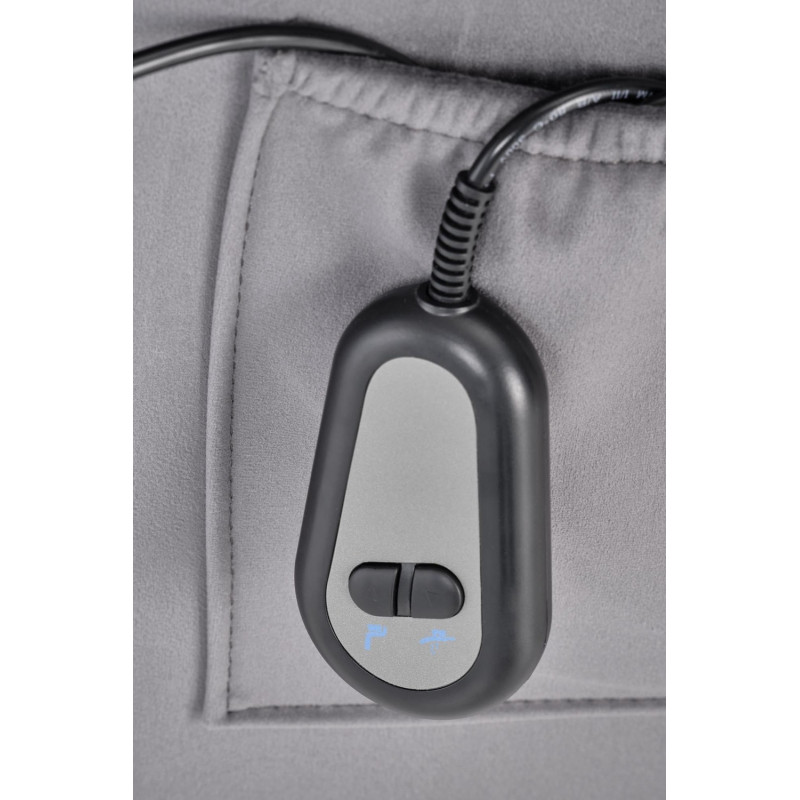 Fotel rozkładany elektrycznie MARONIX COMFORT GREY popielaty