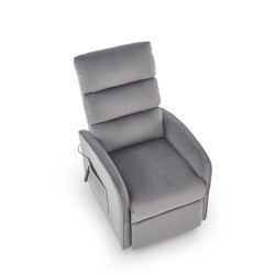 Fotel rozkładany elektrycznie MARONIX COMFORT GREY popielaty