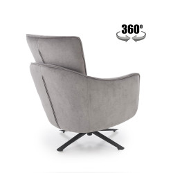 Fotel wypoczynkowy SCAMPIX MODERN GREY popielaty