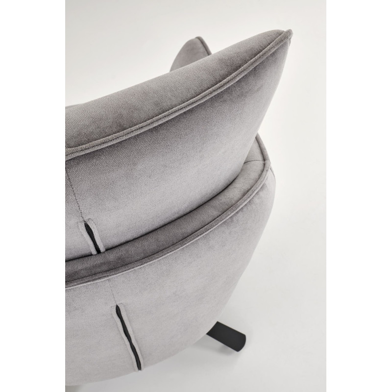 Fotel wypoczynkowy SCAMPIX MODERN GREY popielaty