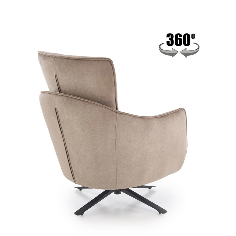 Fotel wypoczynkowy SCAMPIX MODERN CAPPUCCINO