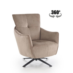 Fotel wypoczynkowy SCAMPIX MODERN CAPPUCCINO