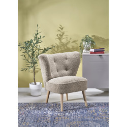 Fotel wypoczynkowy MOCCIN BOHO CAPPUCCINO