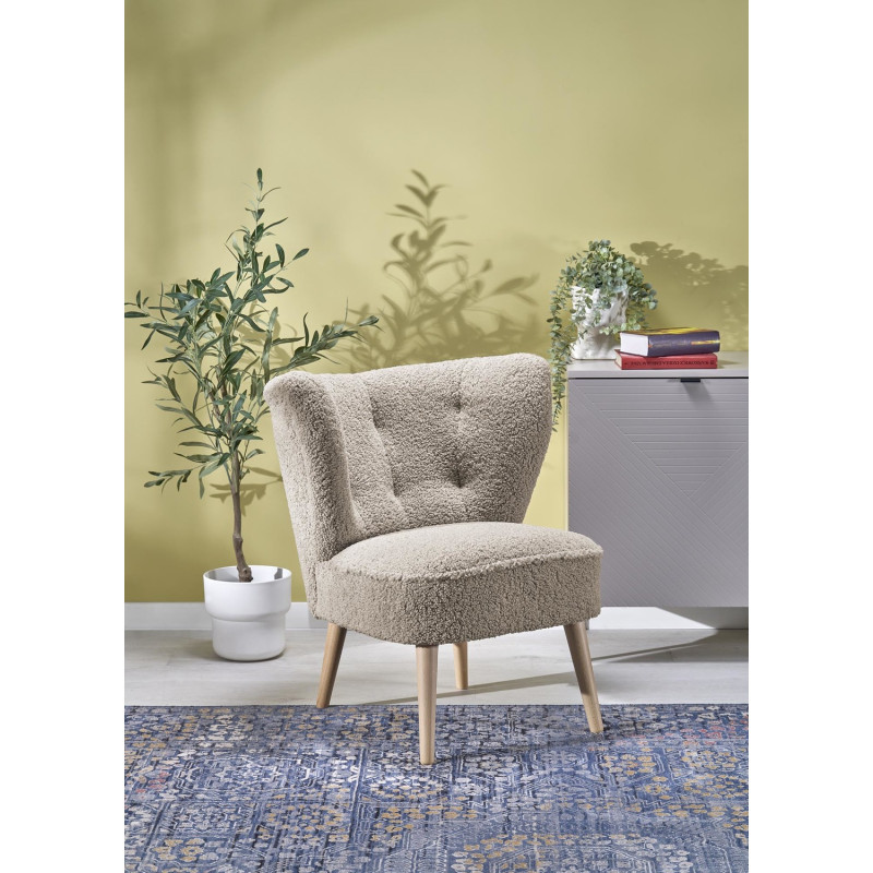 Fotel wypoczynkowy MOCCIN BOHO CAPPUCCINO