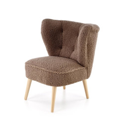 Fotel wypoczynkowy MOCCIN BOHO DARK BROWN ciemny brązowy