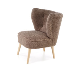 Fotel wypoczynkowy MOCCIN BOHO DARK BROWN ciemny brązowy