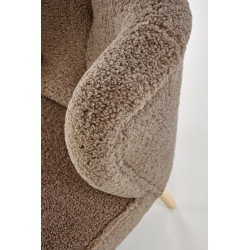 Fotel wypoczynkowy MOCCIN BOHO DARK BROWN ciemny brązowy