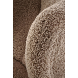 Fotel wypoczynkowy MOCCIN BOHO DARK BROWN ciemny brązowy