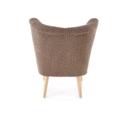 Fotel wypoczynkowy MOCCIN BOHO DARK BROWN ciemny brązowy