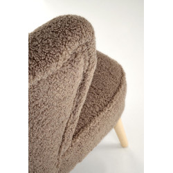 Fotel wypoczynkowy MOCCIN BOHO DARK BROWN ciemny brązowy