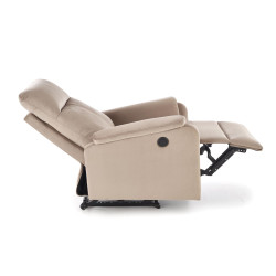 Fotel rozkładany elektrycznie CROCIX COMFORT BEIGE beżowy