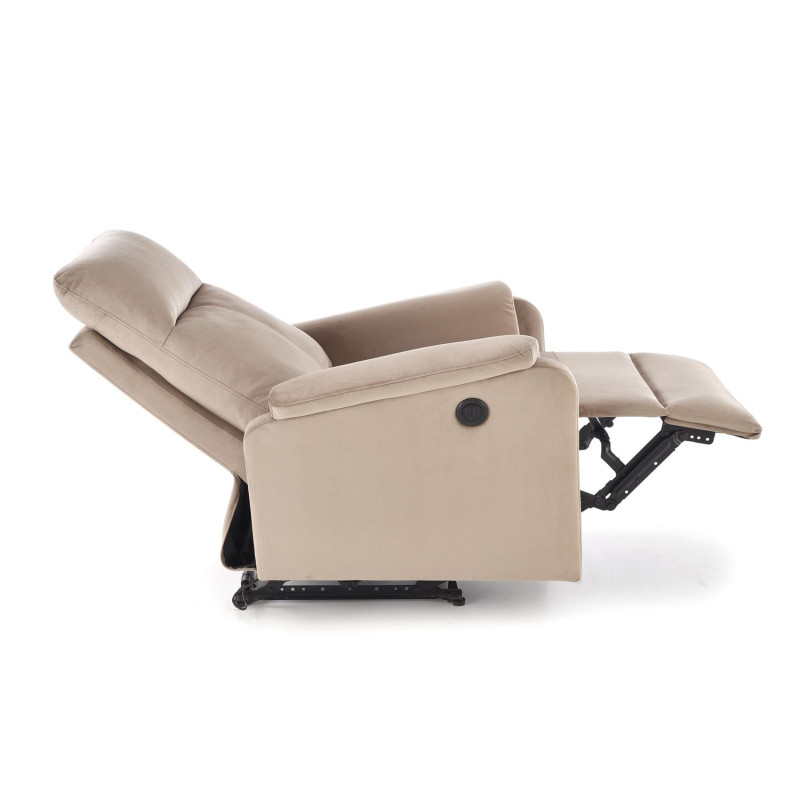 Fotel rozkładany elektrycznie CROCIX COMFORT BEIGE beżowy