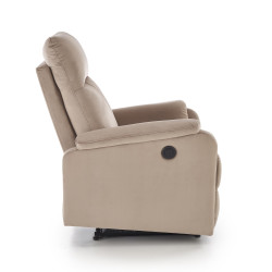 Fotel rozkładany elektrycznie CROCIX COMFORT BEIGE beżowy