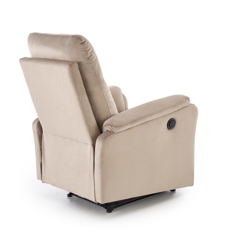 Fotel rozkładany elektrycznie CROCIX COMFORT BEIGE beżowy