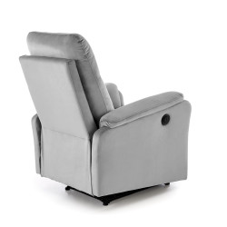 Fotel rozkładany elektrycznie CROCIX COMFORT GREY popielaty
