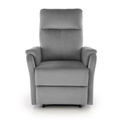 Fotel rozkładany elektrycznie CROCIX COMFORT GREY popielaty