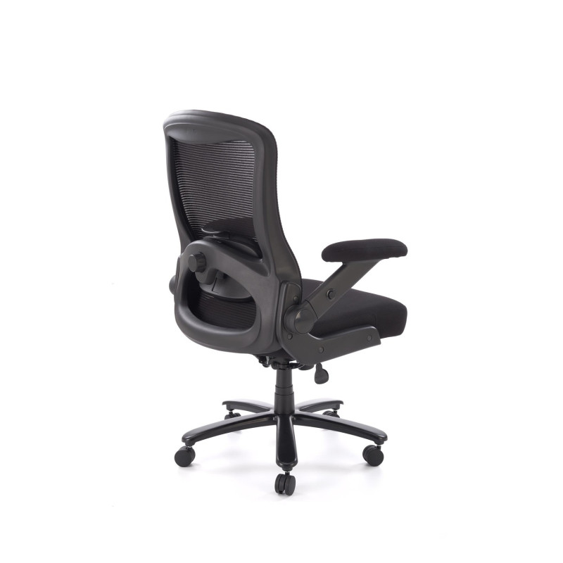 Fotel obrotowy gabinetowy CYBORX OFFICE BLACK czarny