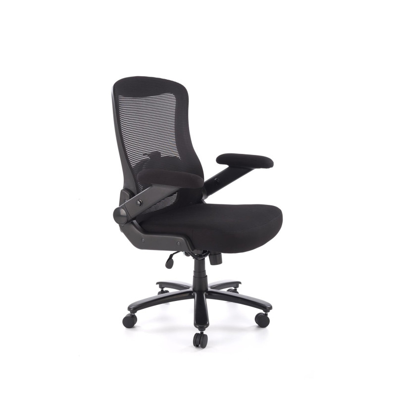 Fotel obrotowy gabinetowy CYBORX OFFICE BLACK czarny