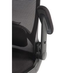 Fotel obrotowy gabinetowy CYBORX OFFICE BLACK czarny