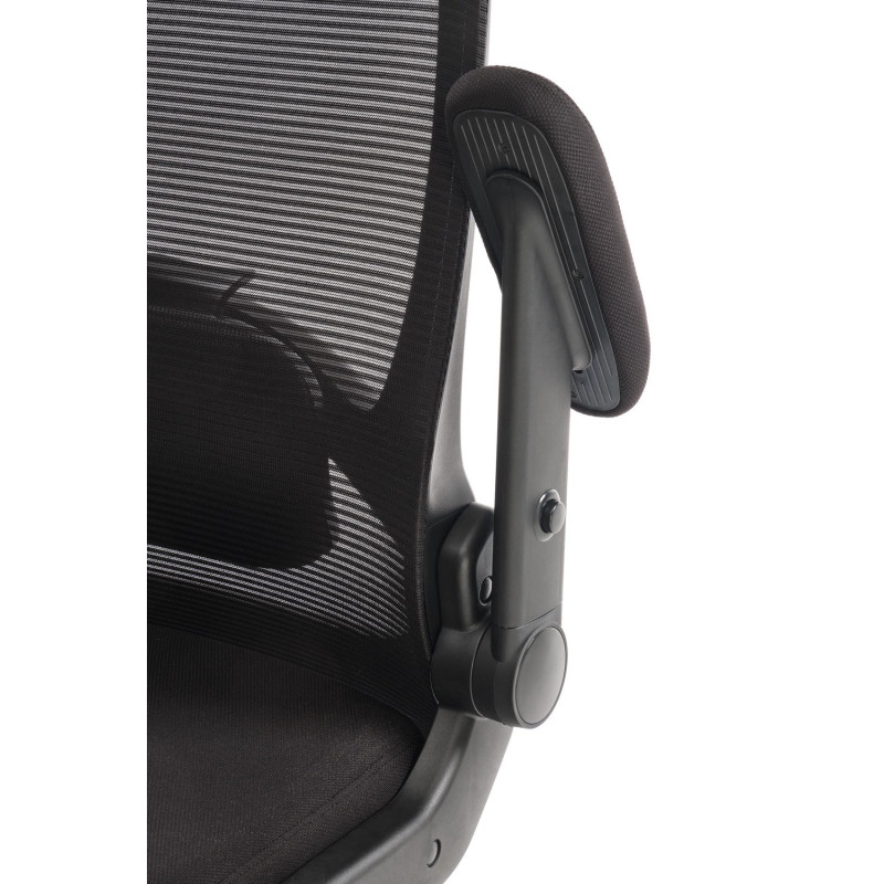 Fotel obrotowy gabinetowy CYBORX OFFICE BLACK czarny