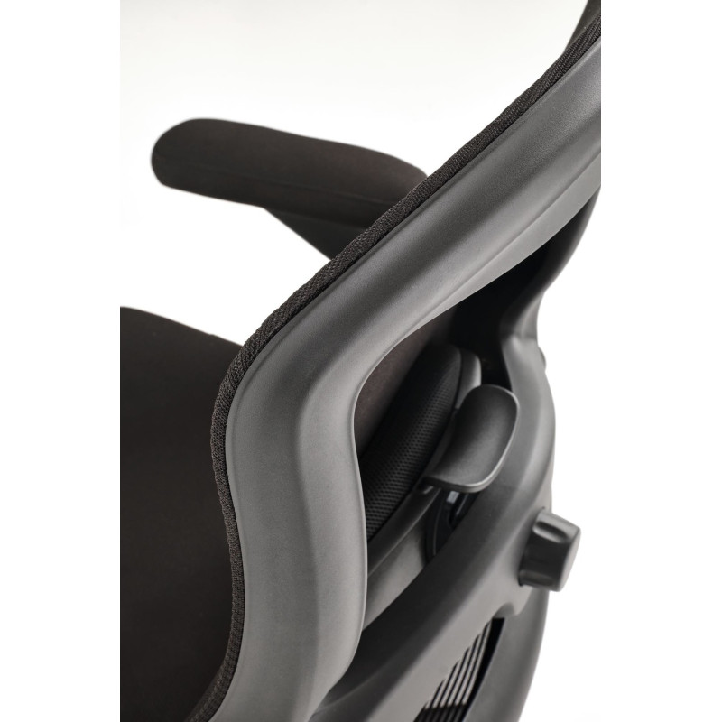 Fotel obrotowy gabinetowy CYBORX OFFICE BLACK czarny