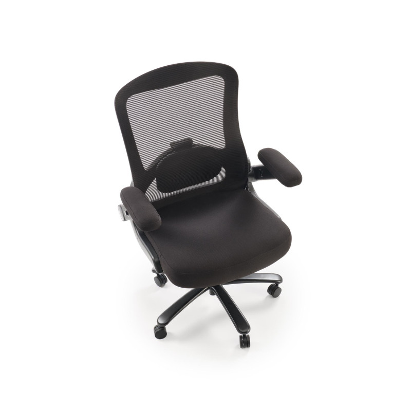 Fotel obrotowy gabinetowy CYBORX OFFICE BLACK czarny