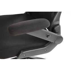 Fotel obrotowy gabinetowy CYBORX OFFICE BLACK czarny