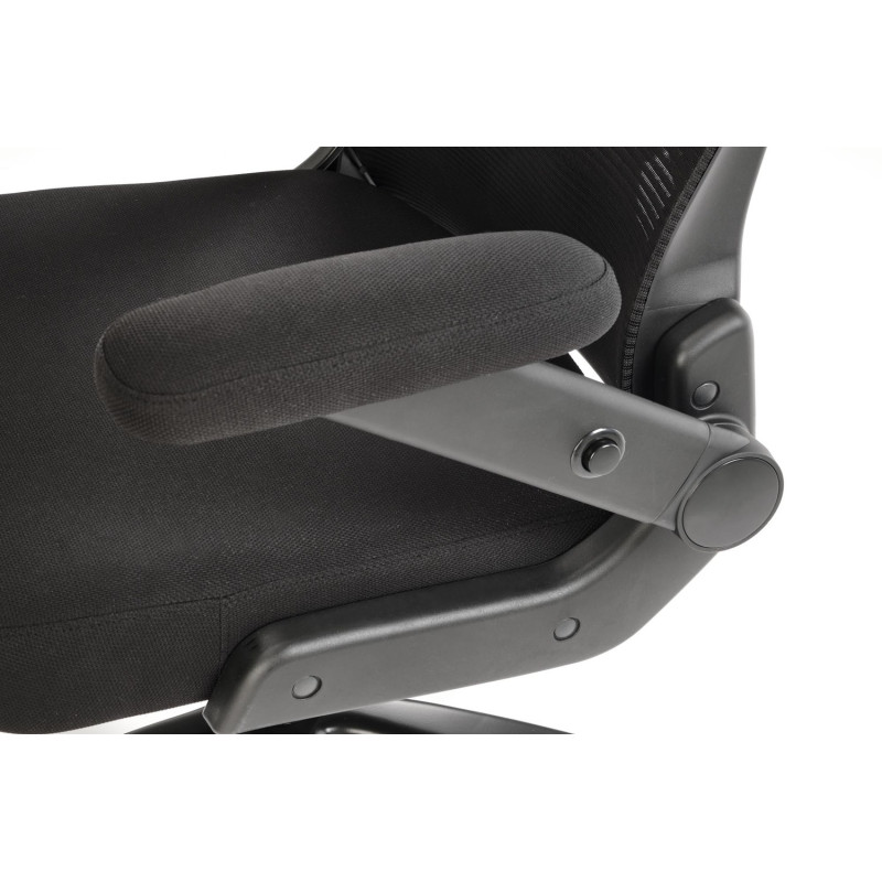 Fotel obrotowy gabinetowy CYBORX OFFICE BLACK czarny