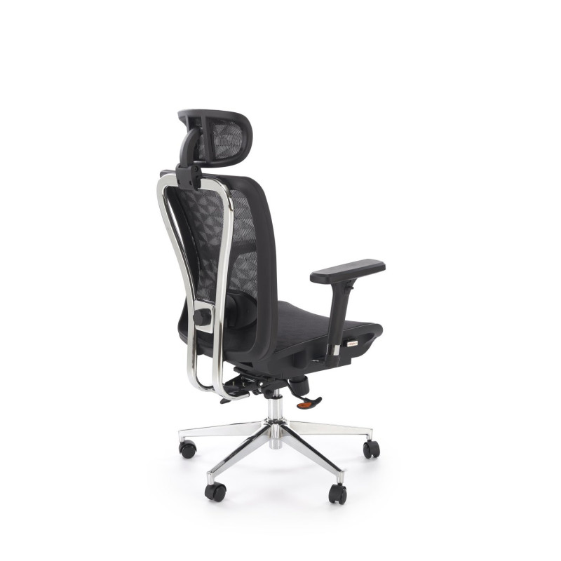 Fotel obrotowy gabinetowy VIXOR OFFICE BLACK czarny