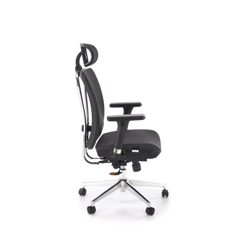 Fotel obrotowy gabinetowy VIXOR OFFICE BLACK czarny