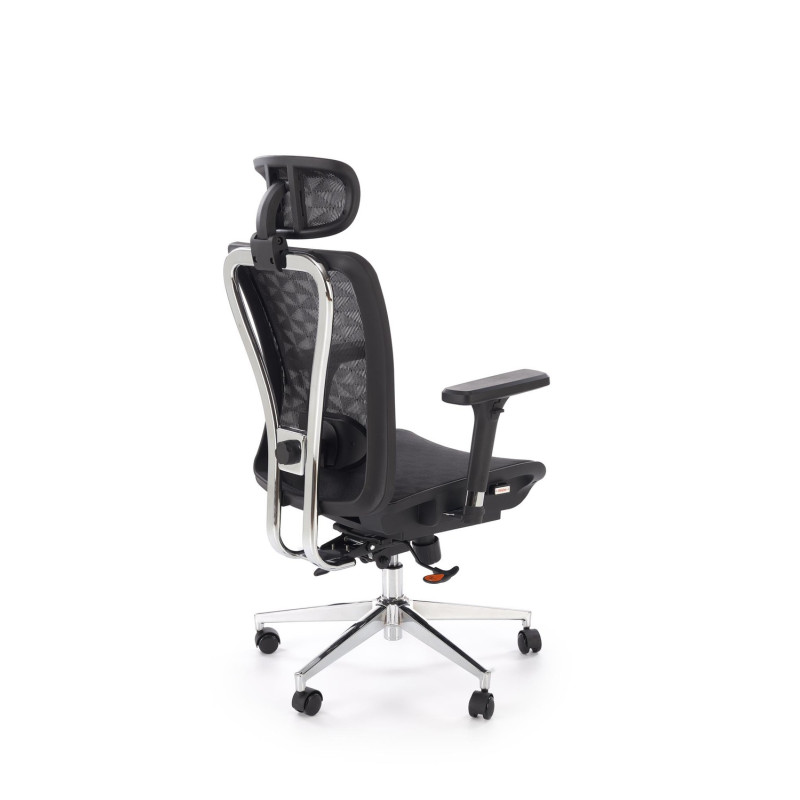 Fotel obrotowy gabinetowy VIXOR OFFICE BLACK czarny