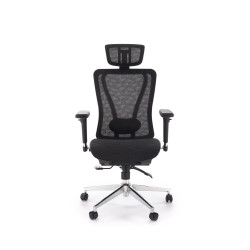 Fotel obrotowy gabinetowy VIXOR OFFICE BLACK czarny