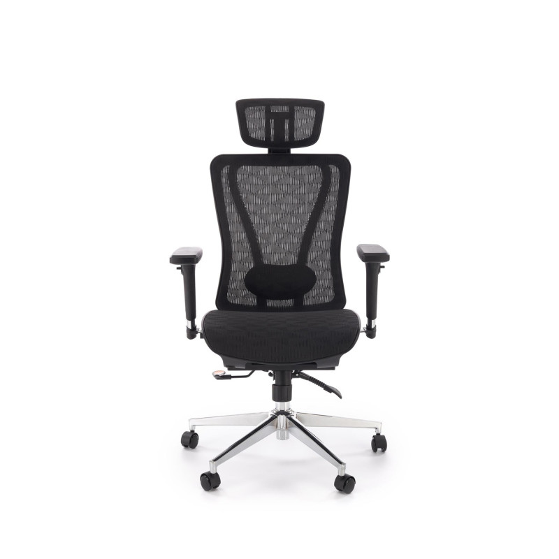 Fotel obrotowy gabinetowy VIXOR OFFICE BLACK czarny